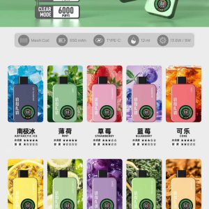 sp2s12000口一次性電子煙（可充電）【買十隻隨機贈送一隻，送完為止！！】